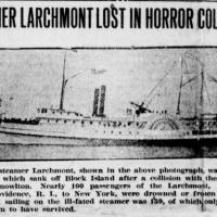 Steamer Larchmont Lost in Horror Collision.PNG